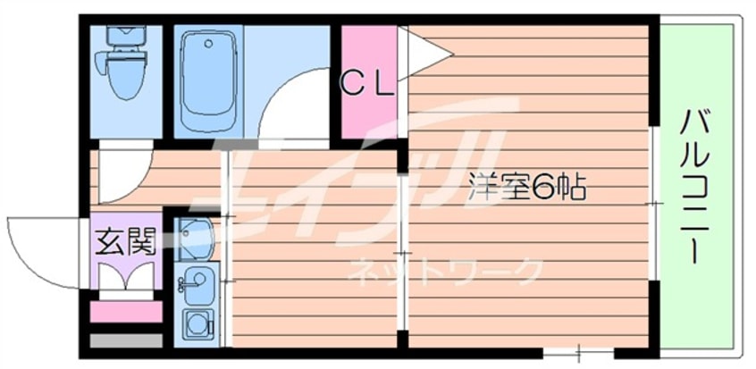 間取図 阪急千里線/関大前駅 徒歩5分 2階 築27年