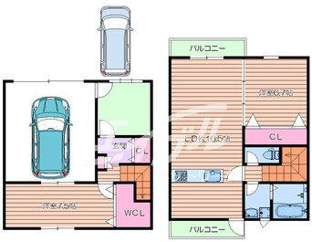 間取図 サンテラスクレア