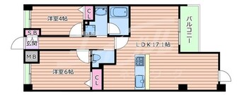 間取図 サンシャイン江坂V