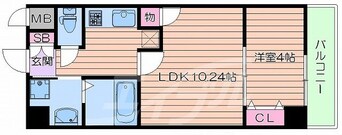 間取図 パーラム豊津