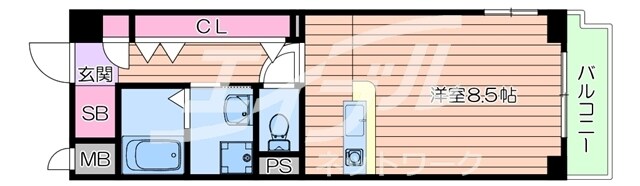 間取り図 ビスタ江坂東