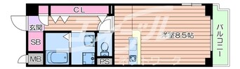 間取図 ビスタ江坂東