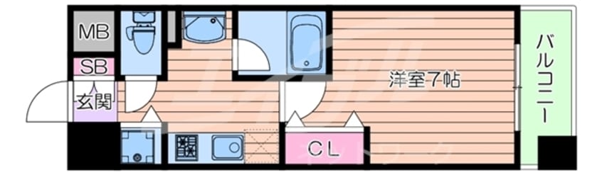間取図 アーデン江坂
