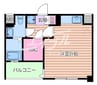 セントラル横山 1Rの間取り