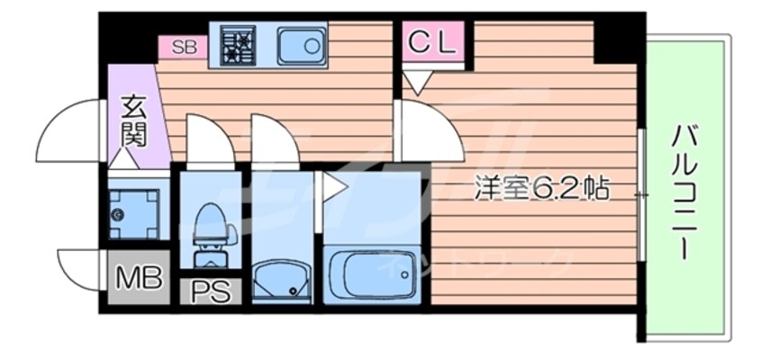 間取図 La Douceur江坂Ⅱ