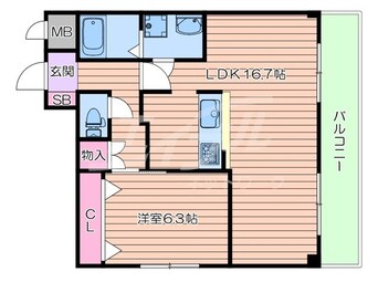 間取図 暁ハイツ