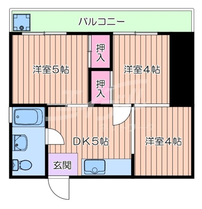 間取図 千里富士ビル