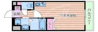 間取図 阪急千里線/豊津駅 徒歩7分 3階 築23年