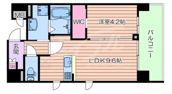 間取図 大阪メトロ御堂筋線/江坂駅 徒歩2分 4階 築5年