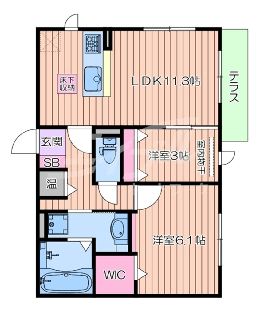 間取図 EL・SERENO江坂（エル・セレーノ）WEST