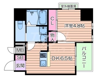 間取図 SOAR ESAKA EAST