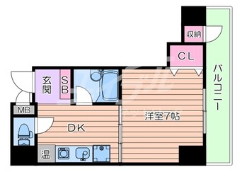間取図 ウエストサイド江坂