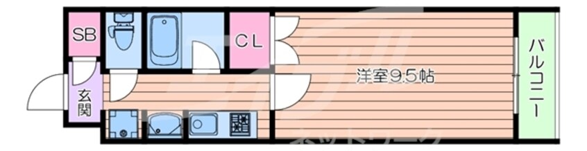 間取図 ステュディオ・パレ