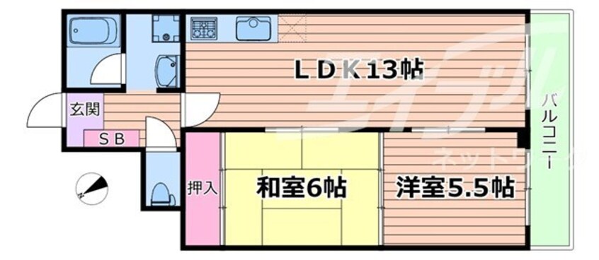 間取図 アムール桃山台