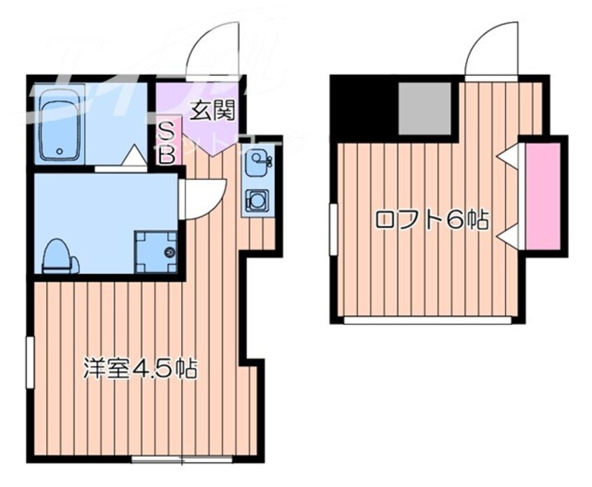 間取図 サングレートESAKAⅡ