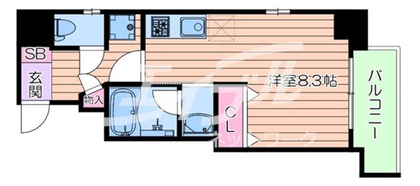 間取図 ファーストステージ江坂広芝町Ⅱ