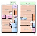 津雲台6丁目テラスハウスの間取図