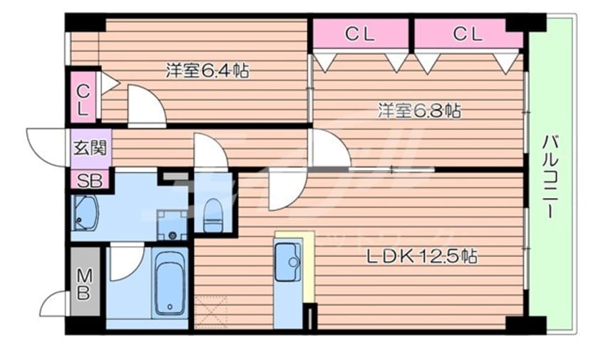 間取図 エフ　レジデンス
