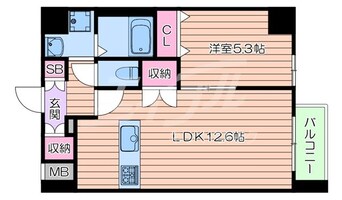 間取図 スプランディッド江坂駅前