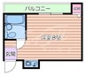 シャルム福山 1Rの間取り