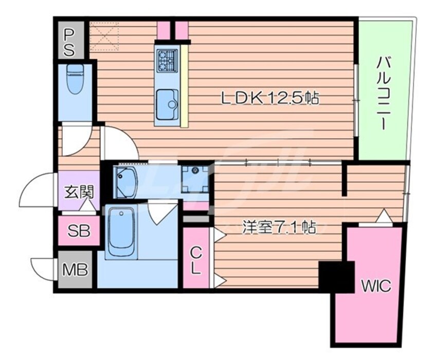 間取図 CEREJEIRA江坂