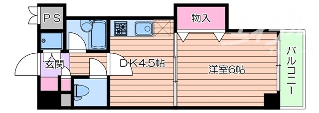 間取り図 大阪メトロ御堂筋線/江坂駅 徒歩5分 3階 築27年
