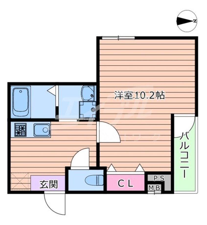 間取図 フジパレス吹田泉町サウス