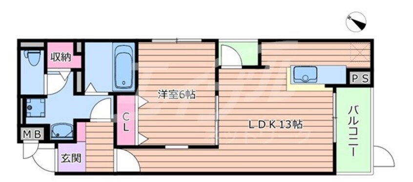 間取図 ラ・ルミエール