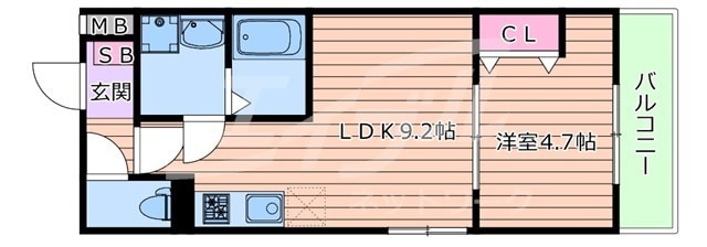 間取り図 カーサ南吹田