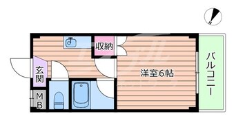 間取図 ジュネスTUKUMO