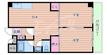 間取図 江坂グランドハイツ北