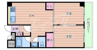 間取図 江坂グランドハイツ北