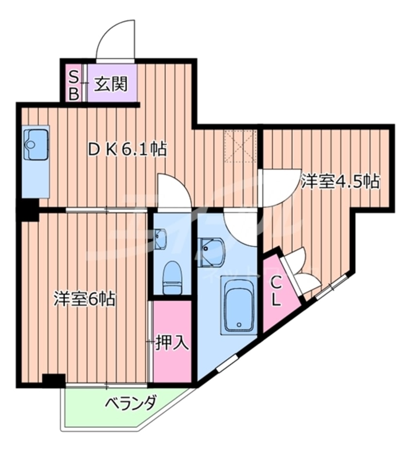 間取図 足立ビル