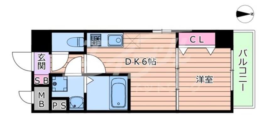 間取図 ライブガーデン江坂Ⅸ