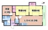 北大阪急行電鉄南北線/緑地公園駅 徒歩12分 5階 築43年 3LDKの間取り