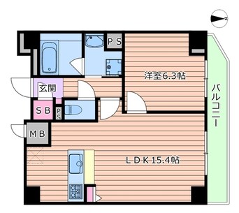 間取図 エタニティ江坂