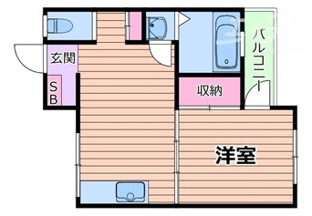 間取図 大阪メトロ御堂筋線/江坂駅 徒歩10分 4階 築47年