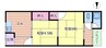 阪急千里線/豊津駅 徒歩9分 2階 築51年 2DKの間取り