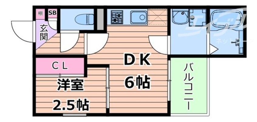 間取図 Advance豊津