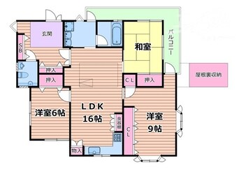 間取図 阪急千里線/千里山駅 徒歩11分 3階 築31年