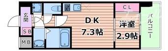 間取図 セレニテ江坂ミラク