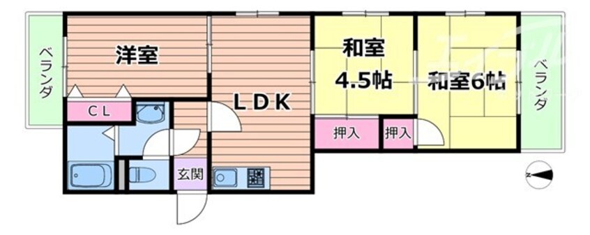 間取図 豊津メゾンハイツ