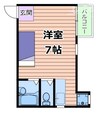 阪急千里線/千里山駅 徒歩11分 2階 築37年 1Rの間取り