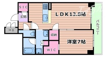 間取図 北大阪急行電鉄南北線/緑地公園駅 徒歩4分 4階 築1年