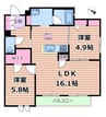 阪急千里線/関大前駅 徒歩8分 1階 1年未満 2LDKの間取り