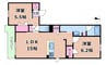 阪急千里線/関大前駅 徒歩8分 2階 1年未満 2LDKの間取り