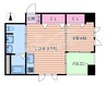 大阪モノレール大阪モノレール線/千里中央駅 徒歩9分 3階 築20年 1LDKの間取り