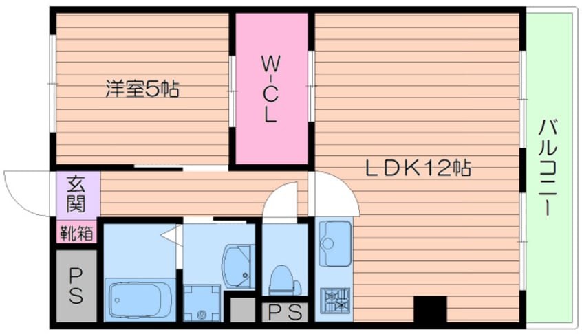 間取図 江坂パークビル