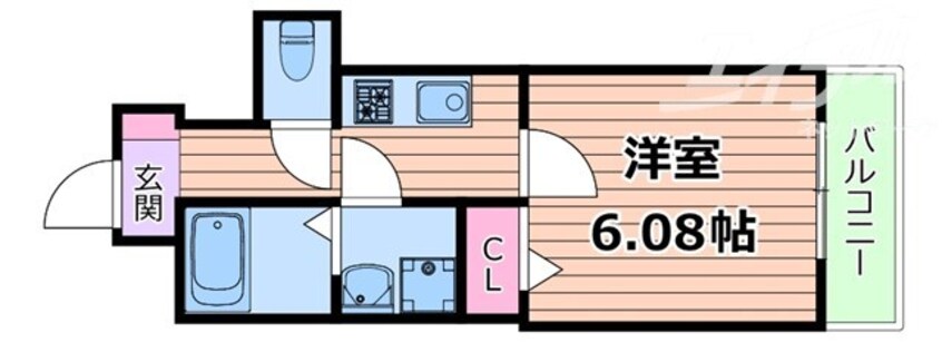 間取図 阪急京都線/正雀駅 徒歩6分 5階 建築中