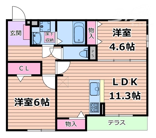 間取り図 北大阪急行電鉄南北線/緑地公園駅 徒歩14分 3階 建築中